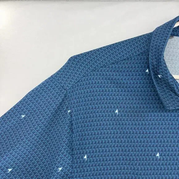 Under Armour Playoff 2.0 Polo Men's 3XL Blue Performance Golf Shirt - Picture 11 of 15